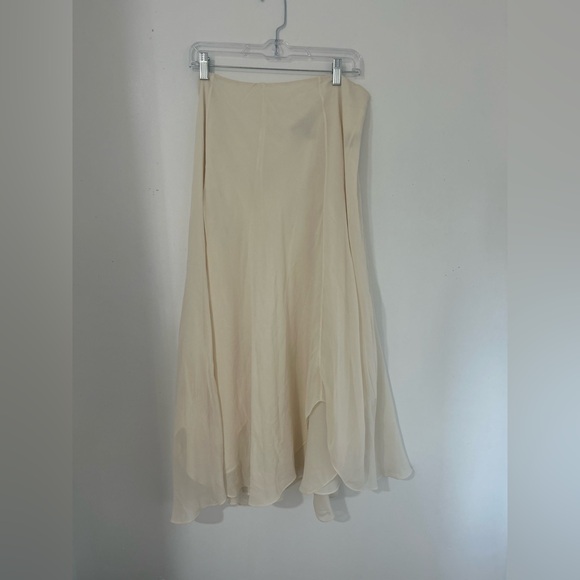 Ralph Lauren Ivory Fabric with Green Label 100% silk - Picture 1 of 7